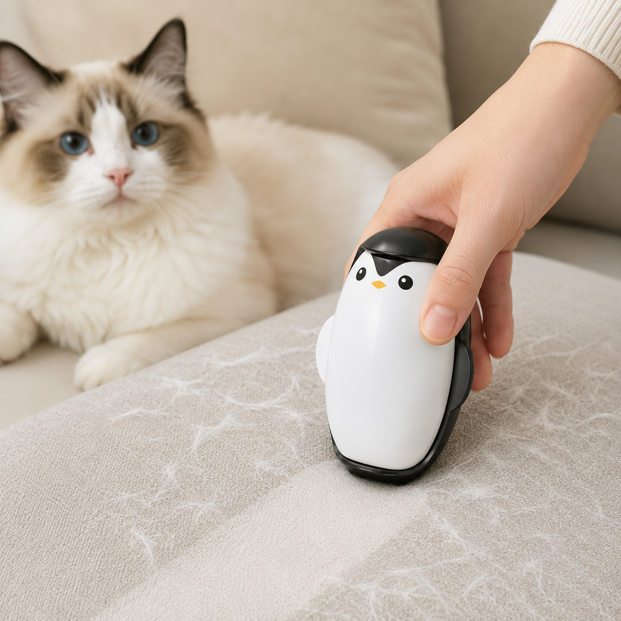 Penguin Lint Roller
