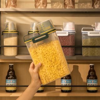 Airtight Pet Food Storage Container with Measuring Cup