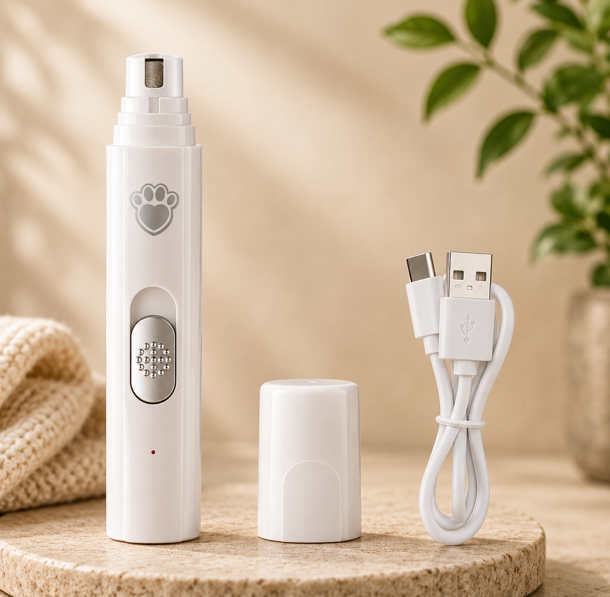 USB Rechargeable Electric Pet Nail Grinder