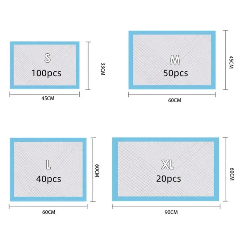 Disposable Pet Training Pads | Super Absorbent Pee Pads