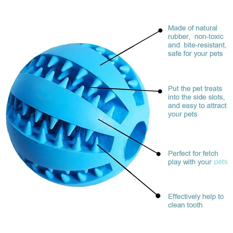 Interactive Treat Dispensing Dog Toy Ball