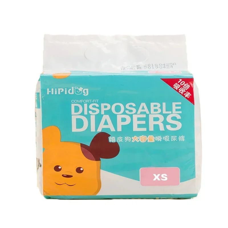 Disposable Dog Diapers (10-Pack)