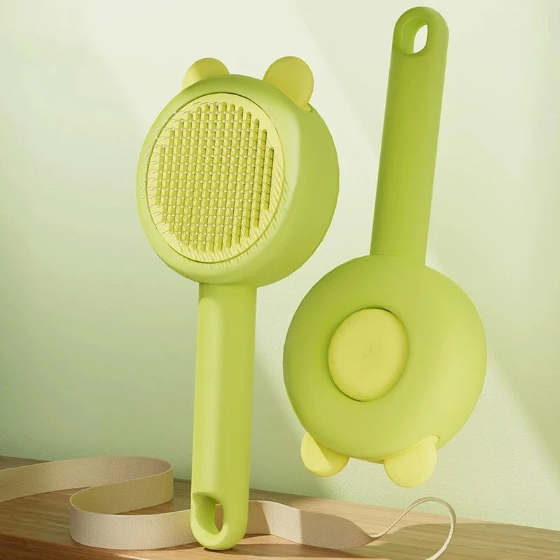 Self-Cleaning Pet Brush for Dogs & Cats