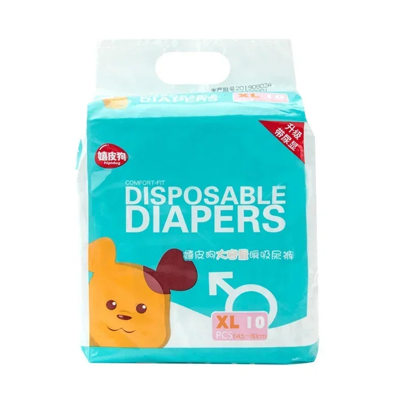 Disposable Dog Diapers (10-Pack)