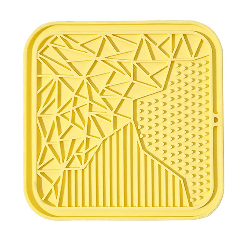 Silicone Slow Feeder Lick Mat for Dogs & Cats
