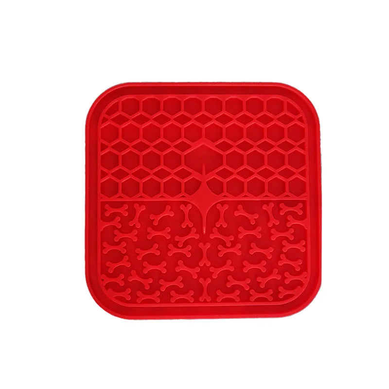 Silicone Slow Feeder Lick Mat for Dogs & Cats