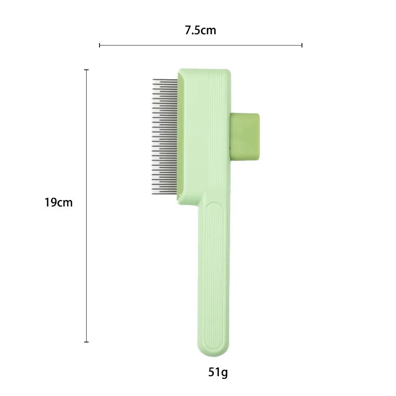 Self-Cleaning Pet Brush for Dogs & Cats