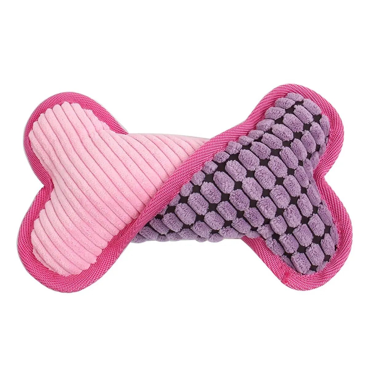 Plush Squeaky Bone Dog Toy