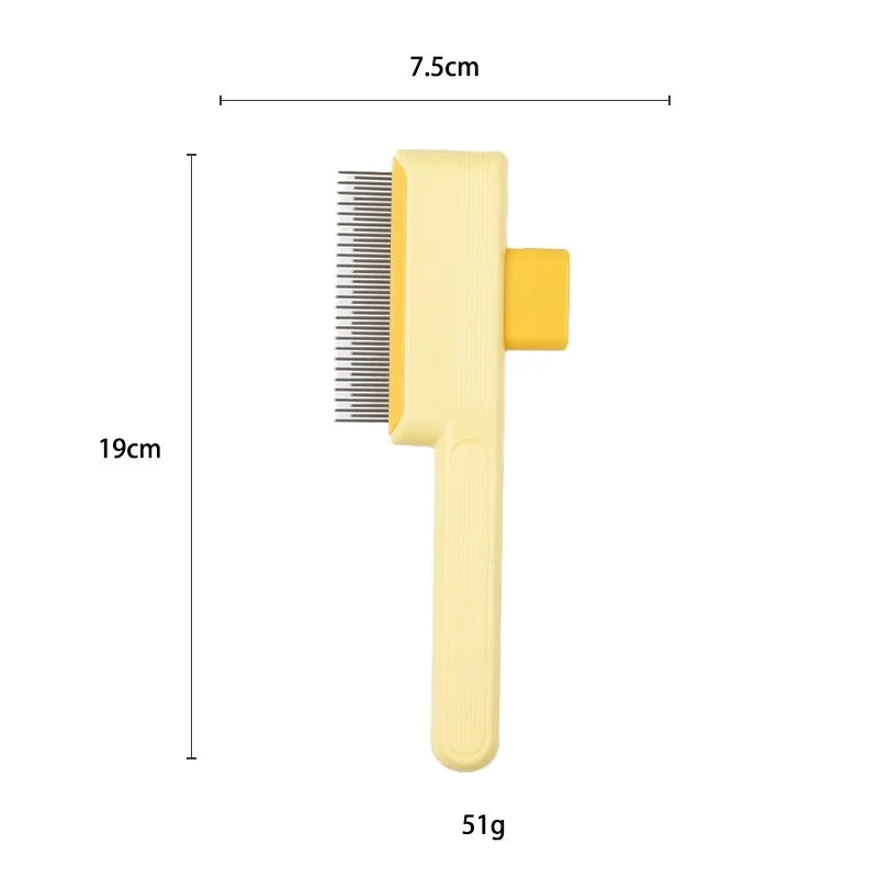 Self-Cleaning Pet Brush for Dogs & Cats