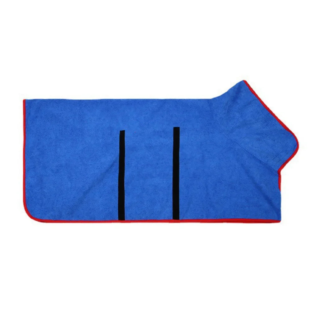 Quick-Dry Absorbent Pet Bathrobe