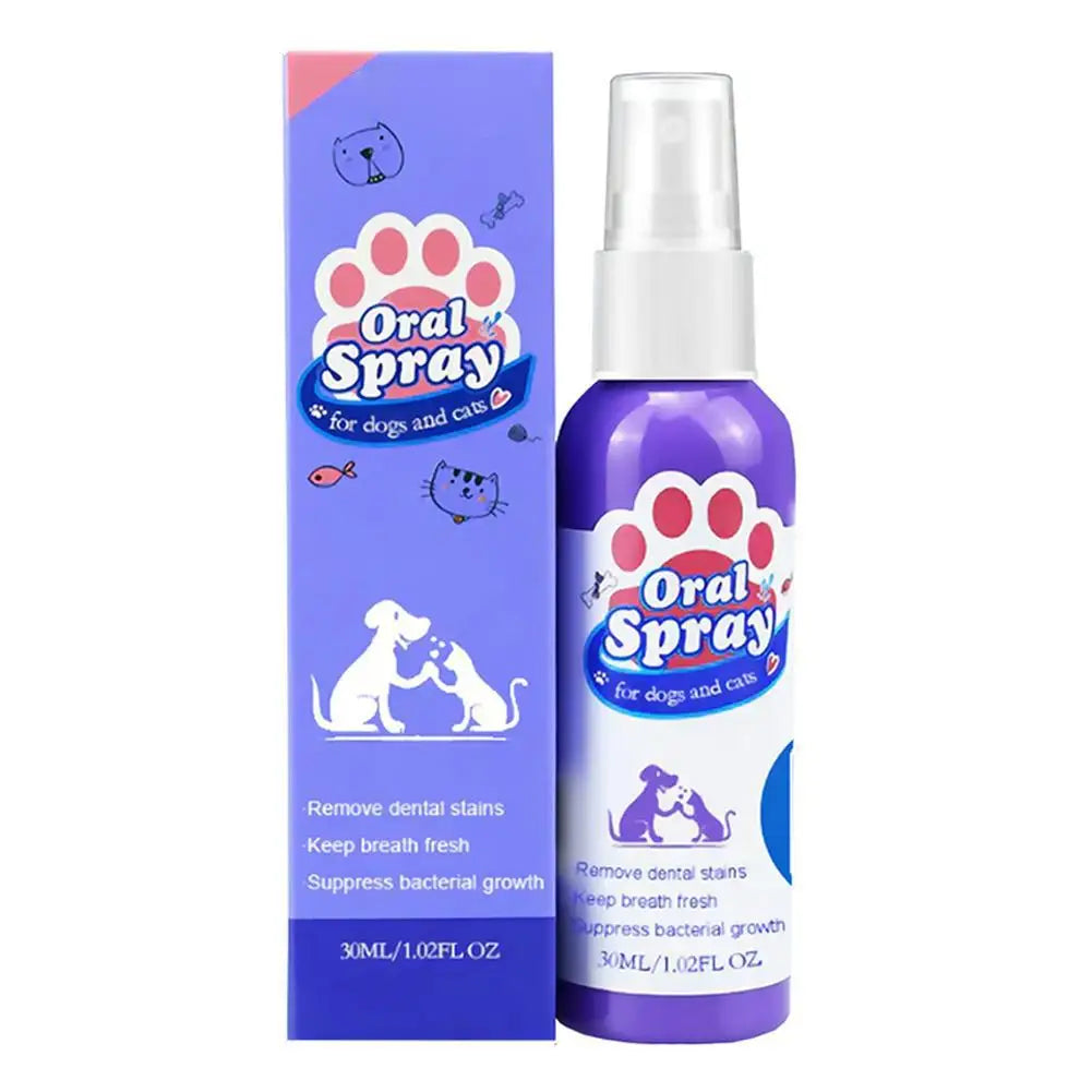 Pet Oral Care Spray for Dogs & Cats