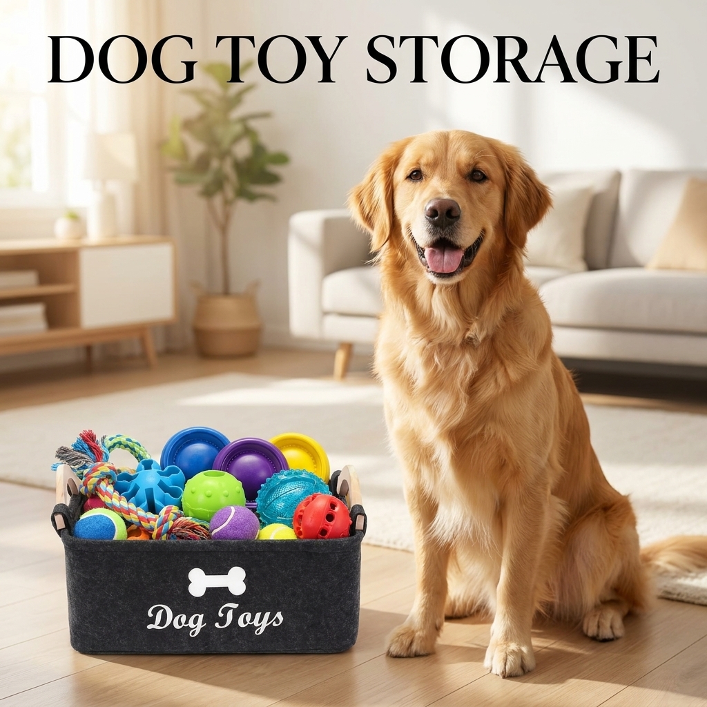 Foldable Pet Storage Basket