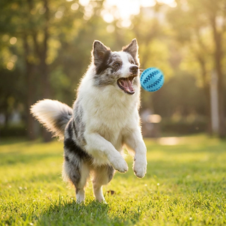 Interactive Treat Dispensing Dog Toy Ball
