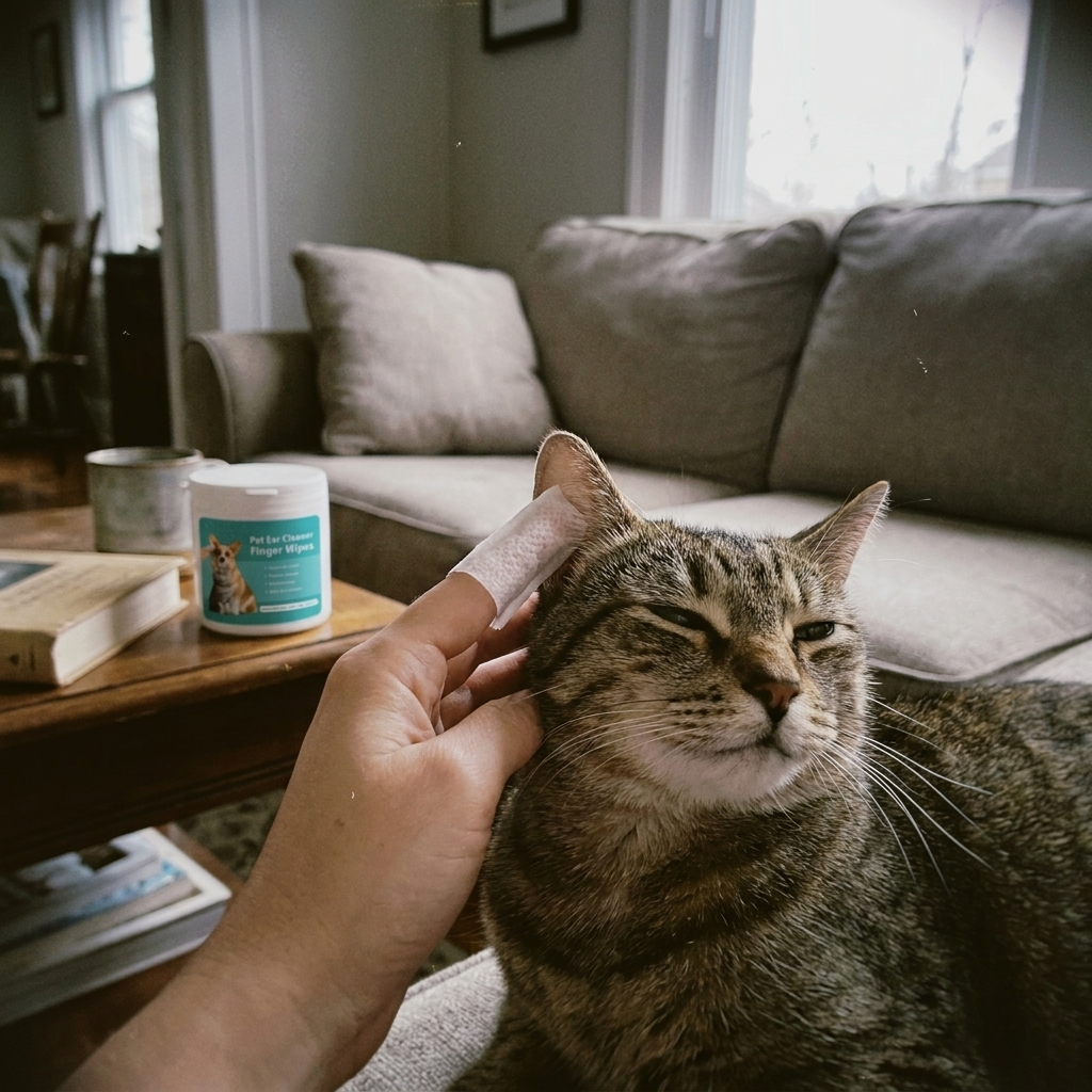 Pet Ear Cleaning Wipes for Dogs & Cats