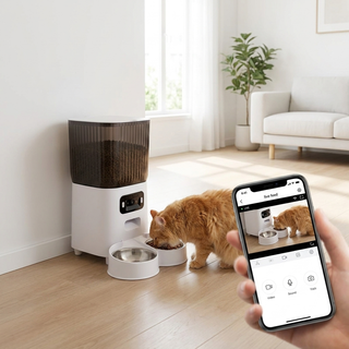 Smart Automatic Pet Feeder with Camera