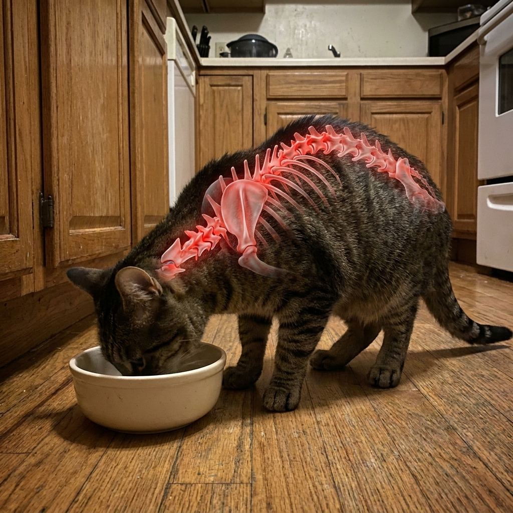 Elevated Stainless Steel Cat Bowl with 15° Tilt