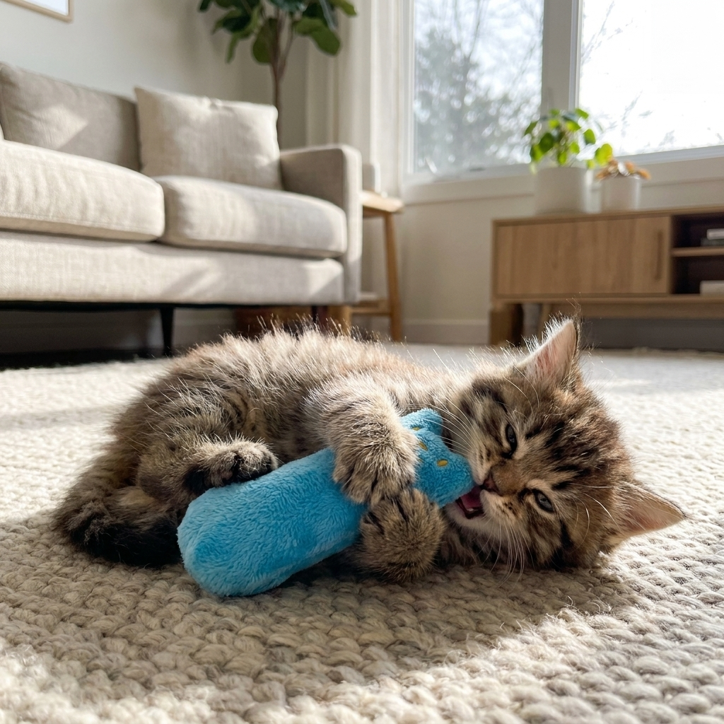 Interactive Catnip Toy for Indoor Cats