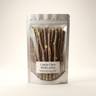 Catnip Natural Matatabi Cat Chew Sticks (20 Pack)