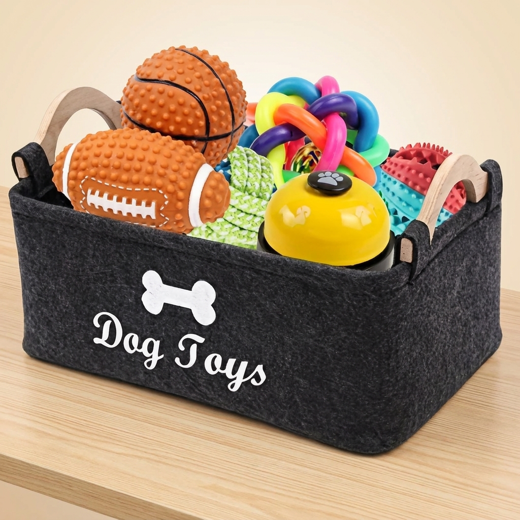 Foldable Pet Storage Basket