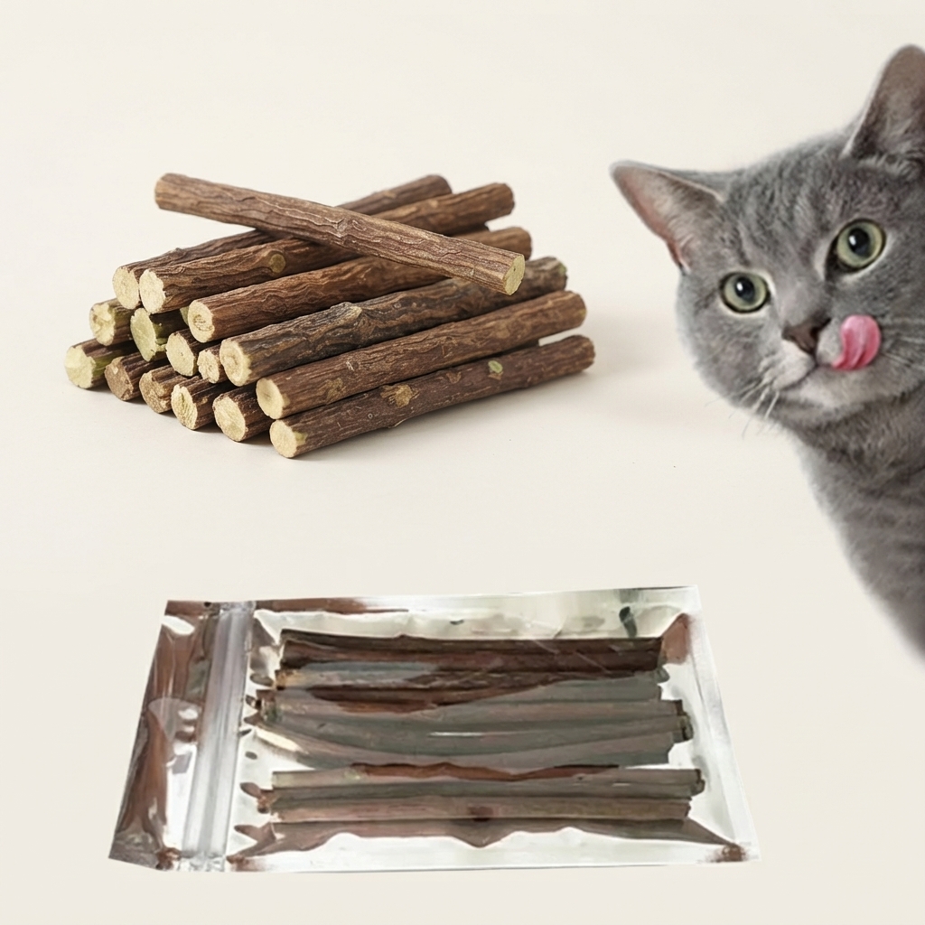 Catnip Natural Matatabi Cat Chew Sticks (20 Pack)