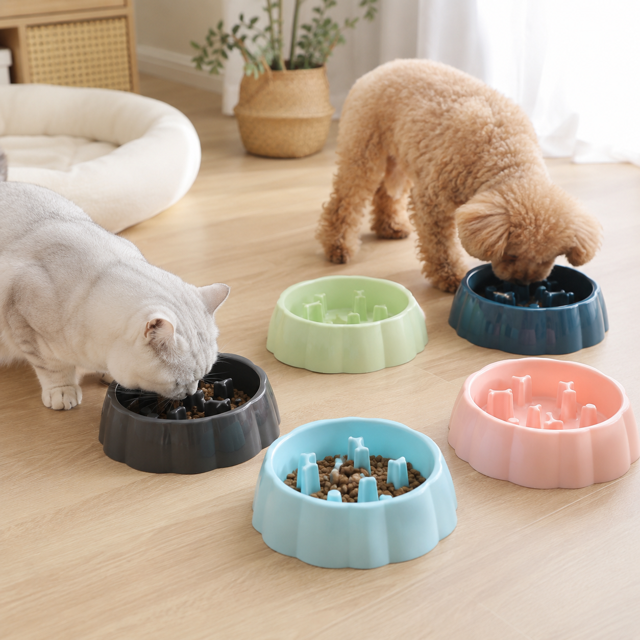 Puzzle Feast Slow Feeder Bowl