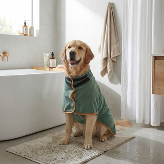 Quick-Dry Absorbent Pet Bathrobe