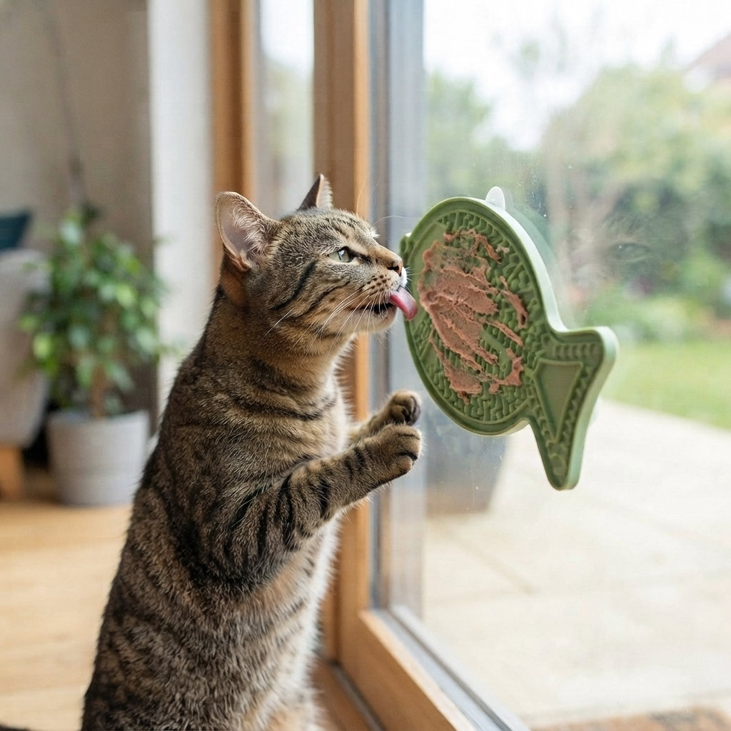 Silicone Slow Feeder Lick Mat for Dogs & Cats